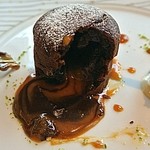 ラ メゾン ドゥ グラシアニ - キャラメルとショコラのフォンダン　ベイリーズのアイスクリーム