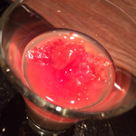 銀座 水野 - イチゴの牛乳プリン