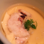 銀座 水野 - アップ：白子がたっぷり！