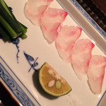 銀座 水野 - はたの薄作り