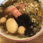 Menya Inoshikachou - どろ煮干味玉ラーメン(850円)