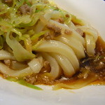 つるまるGee - 20140312 水スペ　豚と春キャベツうどん