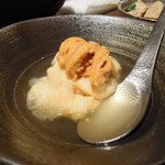 俺の割烹 - うに湯葉チーズ