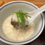 季節料理　なかしま - 茄子をすくってみました