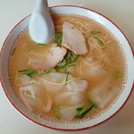 長浜ラーメン一龍亭 - ワンタンメン