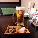 和顔 鶏魚楼 - プレモル 390円