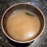 カレーとハンバーグの店 バーグ - みそ汁