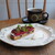 トロッコ - 料理写真:苺＆くるみ＆ビターチョコレートタルト（1200円） ホットコーヒー（546円）