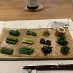出羽屋 - 山菜12種盛り合わせ