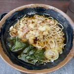 峠の蕎麦 - イカゲソ天蕎麦