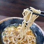 峠の蕎麦 - 細めのそばですね