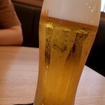 SOBA満月 - 先ずは生ビール