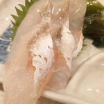 Akamaruya - コチ刺身 さすがの肉厚