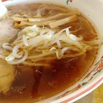 自給屋 - 醤油ラーメン　半チャーハン　餃子　2014年3月