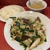 八丁軒 - 料理写真:レバ炒めライス付き1,050円