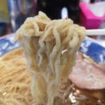 味楽 - 麺の中に小さなポチポチが！麺だけでもたくさん食べてみたい！