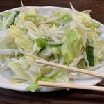 來々軒 - サービス野菜