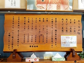 h Fujishima Hirai Ramen - 麺、小盛も、あり。並盛りから超メガ盛まで同料金