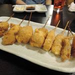 串のこたに - 串揚げ（肉巻にんにくなどお色々）