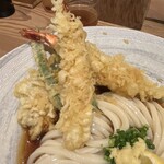 難波千日前 釜たけうどん - 海老天