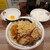 ラーメン伝次平 - 料理写真:ラーメン900円 生たまご100円 ライス150円