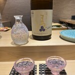 Kyou To Sushi Matsumoto - 日本酒も素敵なラインナップ(୨୧ ❛ᴗ❛)✧★澤屋まつもと 守破離 五百万石 純米(京都) 食中酒に相応しい純米酒。透明感があってジューシー！京都で1番好きなお酒♥️