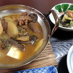 仁三郎 - 2014/3/13　鹿鍋　　みそ味