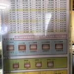 たいやき わかば - 料金表