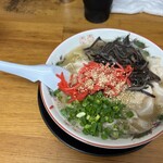 Shekarashika - 豚骨ラーメンチャーシューとキクラゲ