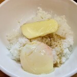麺屋　たか - 温玉バターライスは良く混ぜた方がいいです