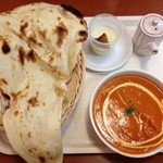 インド亭 - チキンバターマサラカレーのドリンクセット