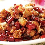 Sichuan style stir fried chicken