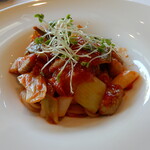 アロマティコ - トマトソースのアップ