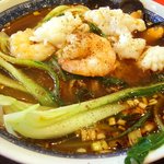 貴麗 - 海鮮入り四川麻辣麺大盛り