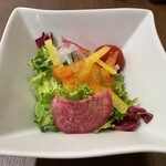 米沢牛ステーキレストラン 牛毘亭 - サラダ