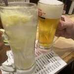 Yakitori No Hinata - あらごし生レモンハイ　生ビール