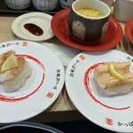 Kappa Sushi - とろサーモン塩炙り2貫　198円