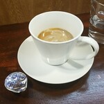キッチン ブルー グローブ - ホワイトコーヒーにします
