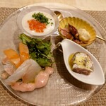 前田食堂 - 前菜4種盛り