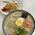 丸好食堂 - 料理写真:頼んだ　ラーメン・焼きめし