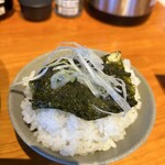 へうげもの - 海苔、ネギとご飯を一緒に
