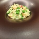 北野坂 木下 - なみだ豆とホッキ貝のリゾット