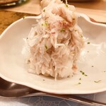 北野坂 木下 - 毛蟹のイタリアン寿司