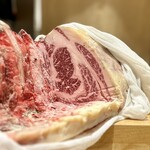 洋食 おがた - サカエヤから供給された熟成肉