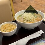 Ramen Taizan - 濃厚えび醤油プレミアム＋ミニミニチャーハン