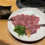 旬菜肉焼居酒屋ぼんた - 黒毛和牛焼きしゃぶ上カルビ