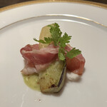 グルマンズ和牛 - 水なすと自家製ベーコン