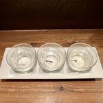 こなや - 利き酒３杯セット