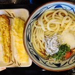 Marugame Seimen - 明太しらすおろしうどんと天ぷら2種