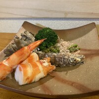 鮨 なかがわ - 車海老、シャコ